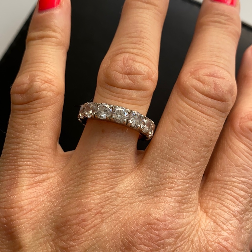 Landau Travel Jewelry Cubic Zirconia Eternity Band